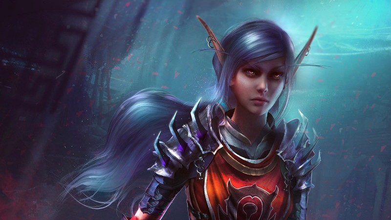 world of warcraft, games, warrior, hd, fantasy, digital art, deviantart