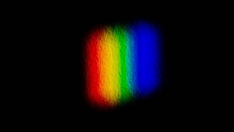 light, blur, colorful, rainbow, dark, 4k
