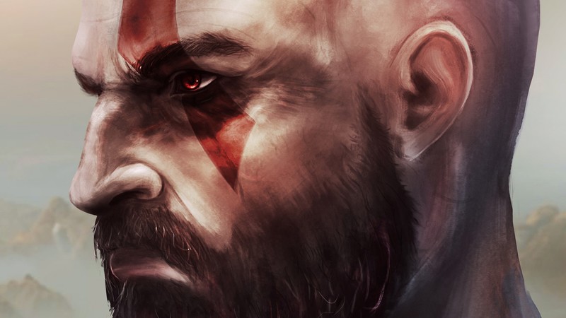 kratos, god of war 4, god of war, games, hd, artwork, artist, digital art, artstation