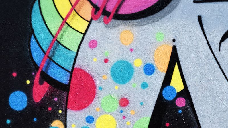graffiti, wall, paint, colorful, 4k