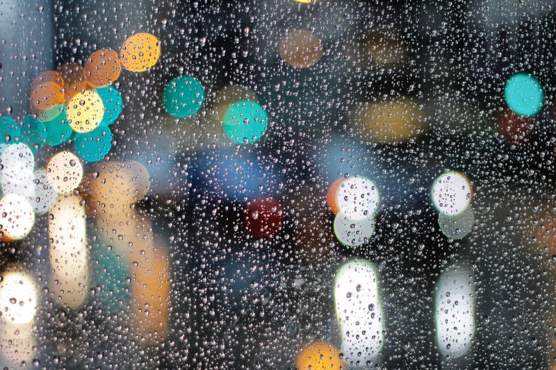 dew, drops, glass, bokeh effect, hd, 4k, 5k, rain