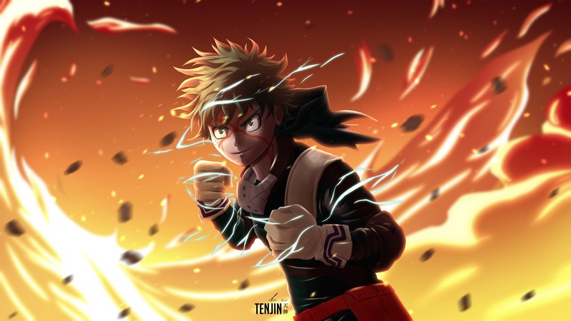 my hero academia, anime, artist, artwork, digital art, hd, deviantart, 4k