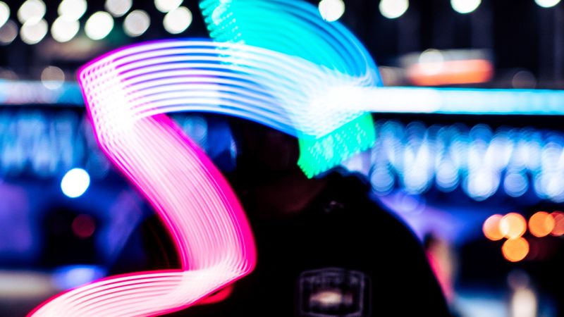 light, blur, long exposure, silhouette, dark, 4k