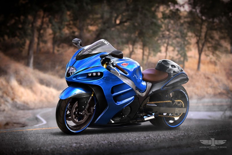 suzuki hayabusa, suzuki, bikes, hd, artwork, artist, digital art, artstation
