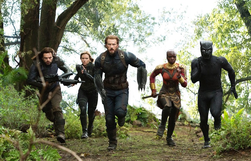 Captain America, winter solider, Black Panther, Black Widow, Avengers Infinity War, hd, movies, 2018 movies