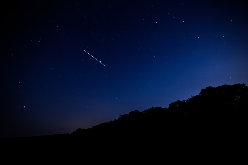 shooting star, stars, nature, hd, 4k, 5k, evening, sky, dark