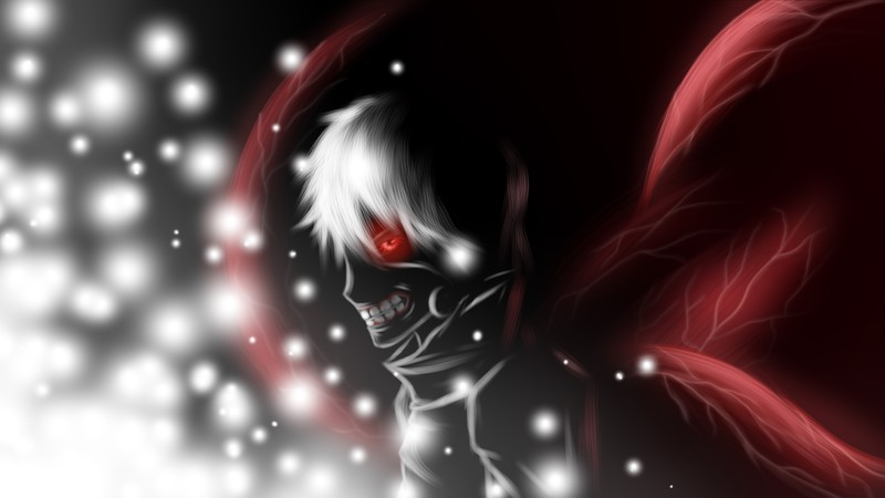 tokyo ghoul, ken kaneki, anime, artist, artwork, digital art, hd, 4k, deviantart