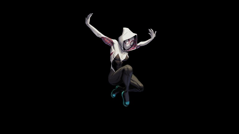 gwen, gwen stacy, hd, 4k, 5k, artwork, artist, digital art, spiderman into the spider verse
