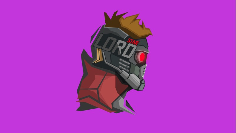 star lord, minimalism, 8k, 4k, 5k, hd, artwork, digital art, artstation, artist, superheroes