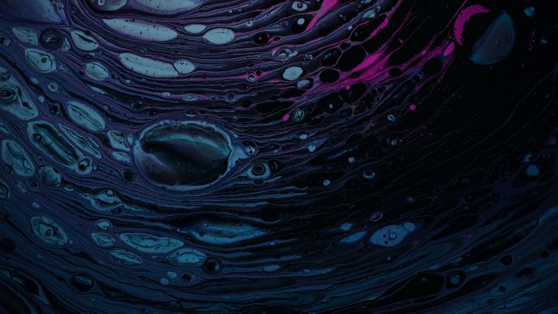 stains, bubbles, texture, dark, liquid, 4k