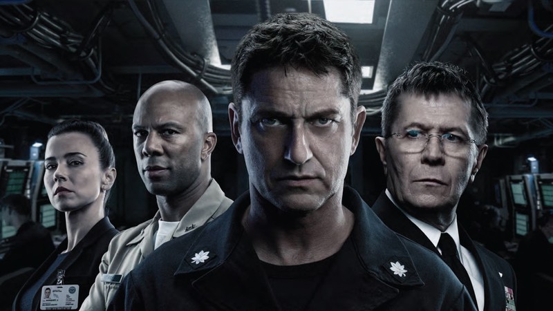 hunter killer, 2018 movies, movies, hd