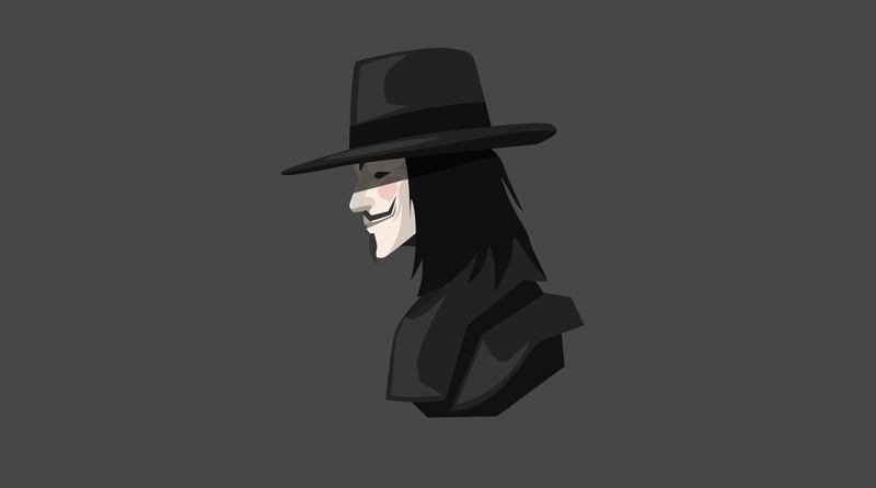 anonymus, hacker, computer, 4k, hd, minimalism
