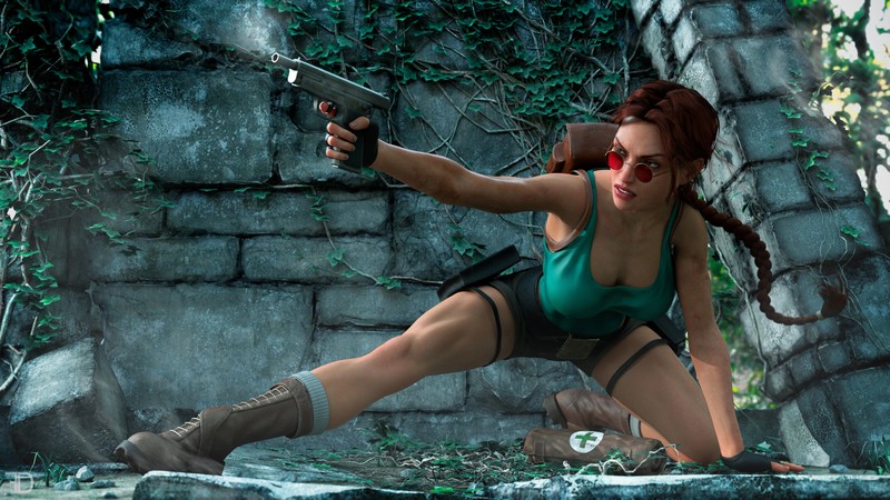 tomb raider, lara croft, artwork, hd, artist, digital art, deviantart