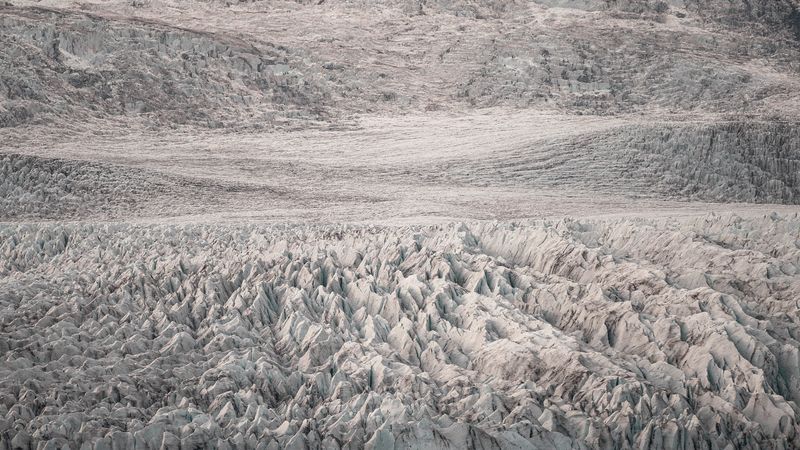 glacier, ice, frozen, landscape, iceland, 4k