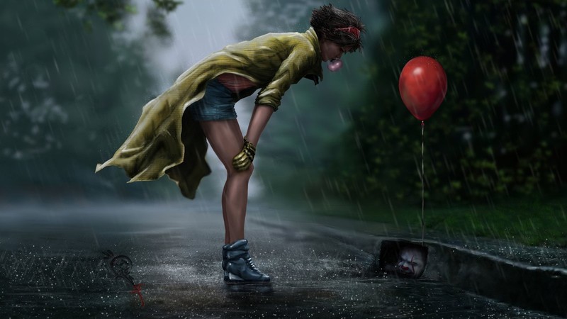 pennywise, artist, artwork, digital art, hd, deviantart