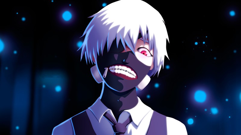 tokyo ghoul, ken kaneki, 4k, anime, artist, artwork, digital art, hd, deviantart