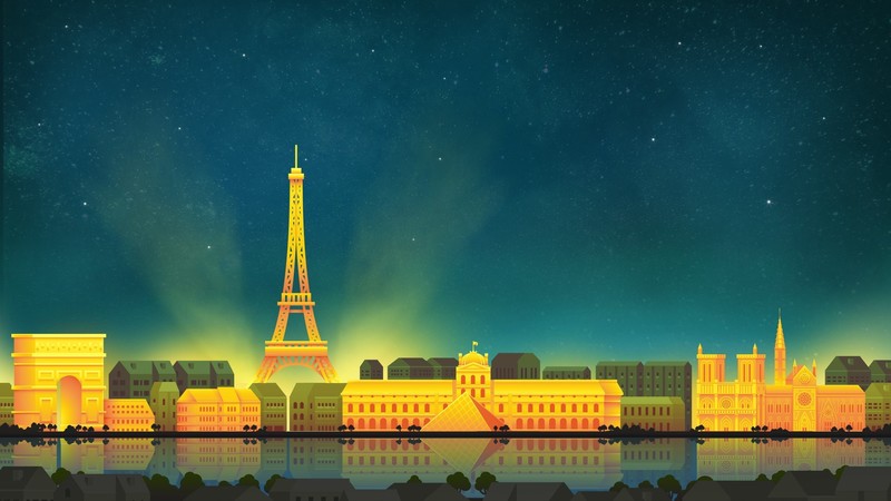 france, paris, eiffel tower, world, hd, minimalism, minimalist, artist, artwork, digital art