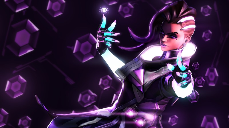 sombra, overwatch, artwork, games, deviantart, hd, 4k