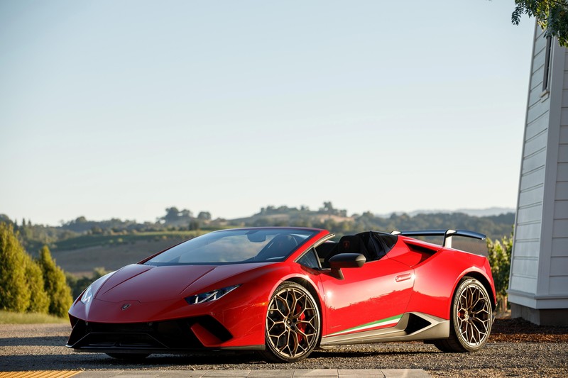 lamborghini huracan performante spyder, lamborghini huracan, lamborghini, 2018 cars, cars, 4k, hd