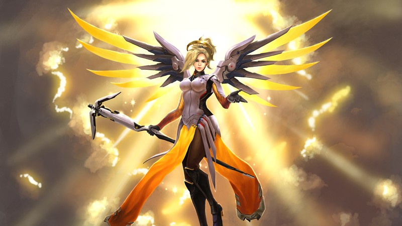 mercy overwatch, overwatch, games, xbox games, ps games, pc games, hd, artwork, artist, digital art, 4k, deviantart