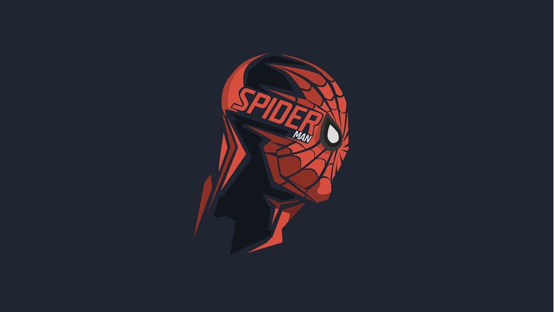 spiderman, minimalism, 4k, hd, 5k, 8k, artwork, artist, artstation, superheroes, digital art