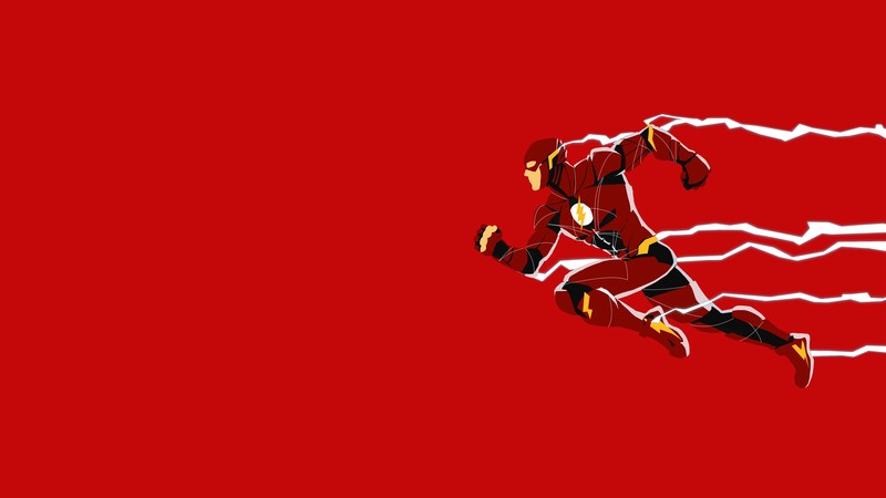 justice league, flash, minimalism, hd, 4k, artwork, artist, digital art, deviantart, superheroes