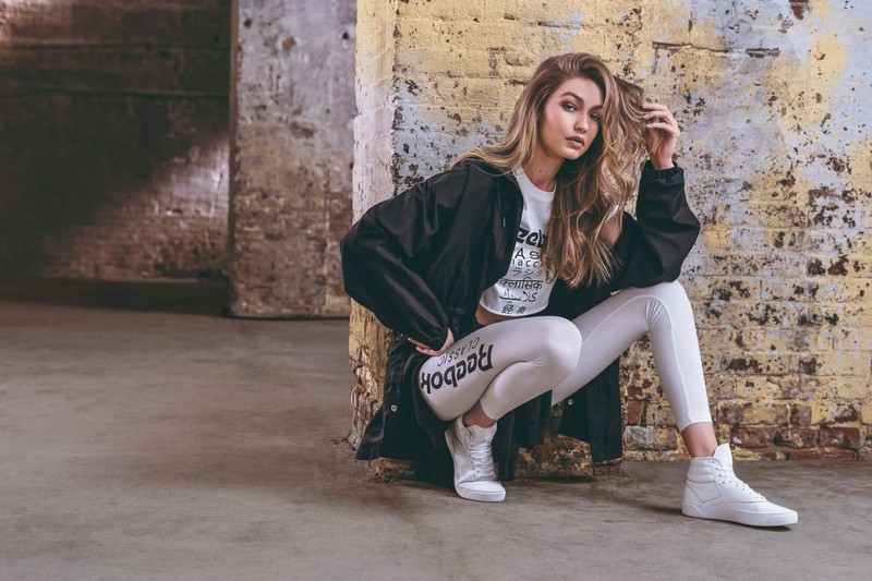 gigi hadid, celebrities, girls, reebok, hd