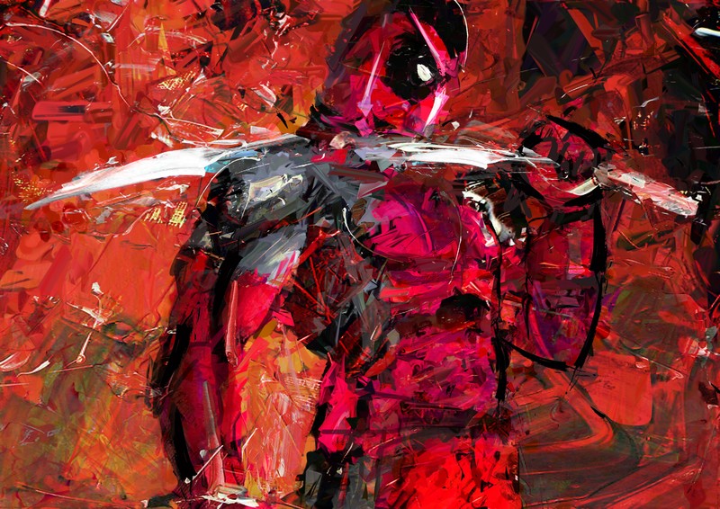 deadpool, 10k, artwork, portrait, digital art, superheroes, art