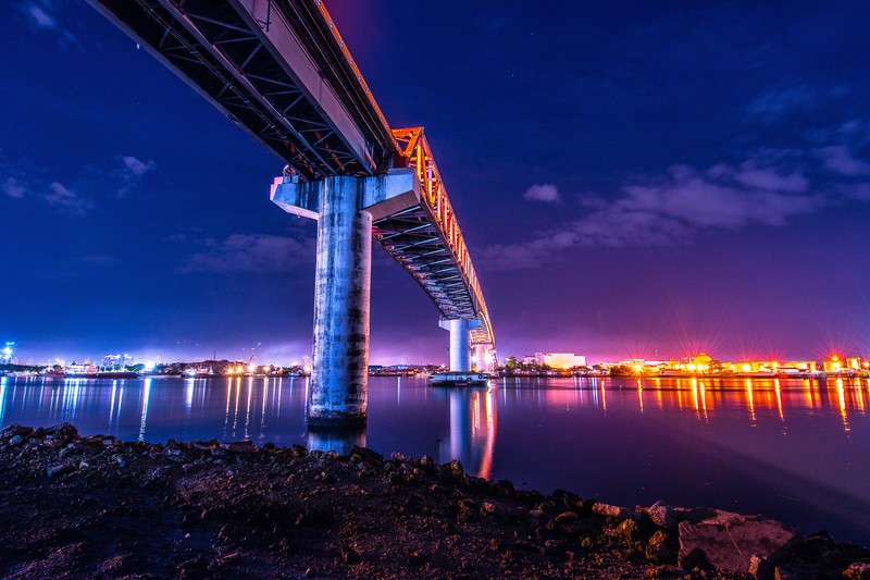 bridge, colorful, photography, city, lights, hd, 4k, 5k