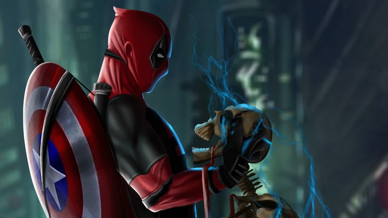 deadpool, artwork, hd, artist, digital art, superheroes