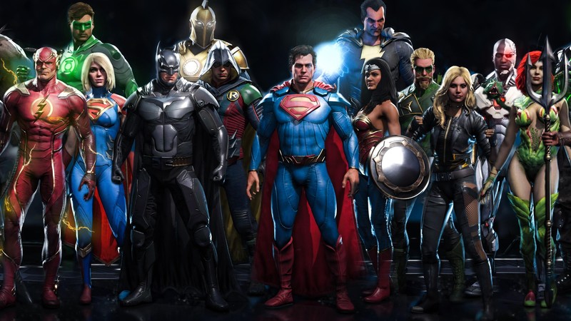batman, superman, flash, wonder woman, green lantern, digital art, artwork, hd, 4k, superheroes