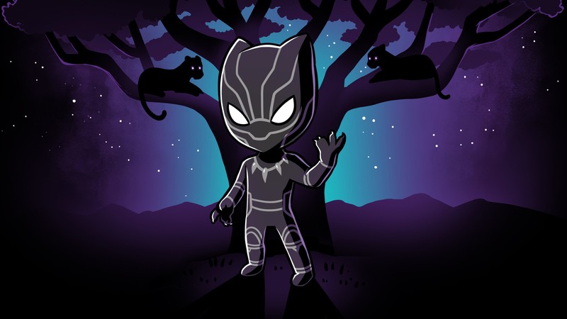 black panther, 4k, artwork, digital art, superheroes