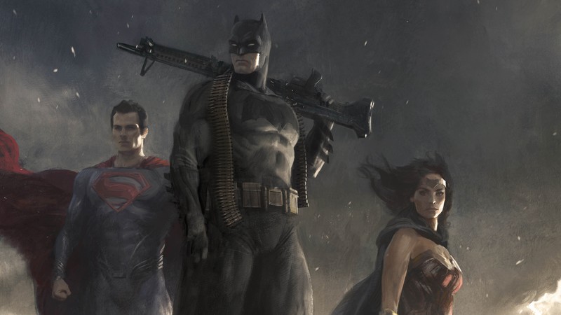 batman, superman, wonder woman, hd, 4k, 5k, artwork, digital art, superheroes