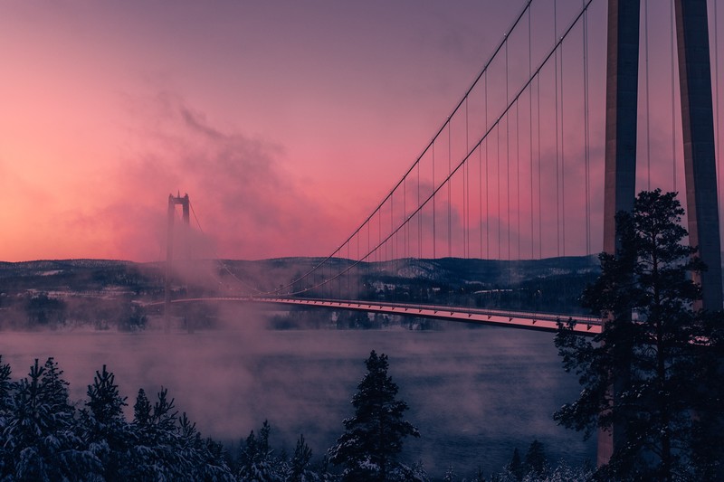hoga kusten bron, bridge, hd, 4k, 5k, photography, world
