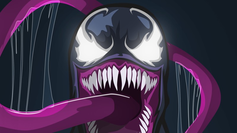 venom, artwork, behance, digital art, hd, superheroes
