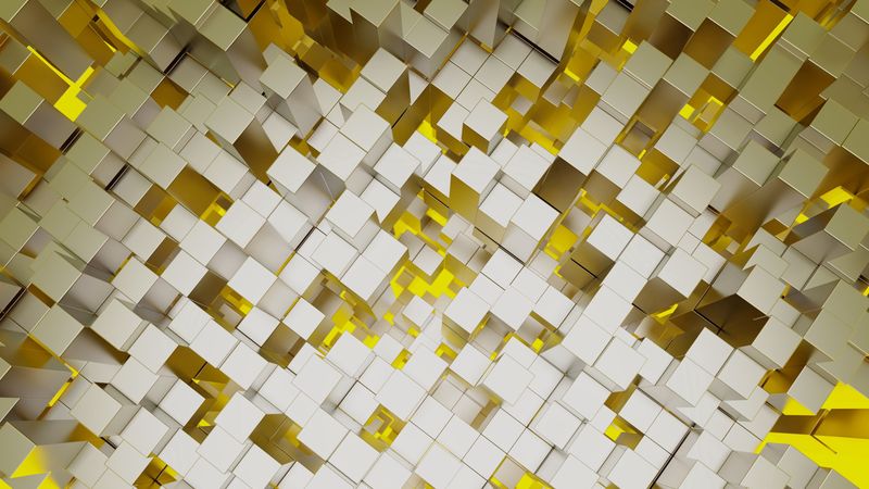 structure, cubes, 3d, volume, 4k