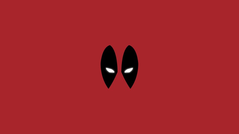 deadpool, hd, 4k, logo, artwork, artist, digital art, superheroes, minimalism, behance