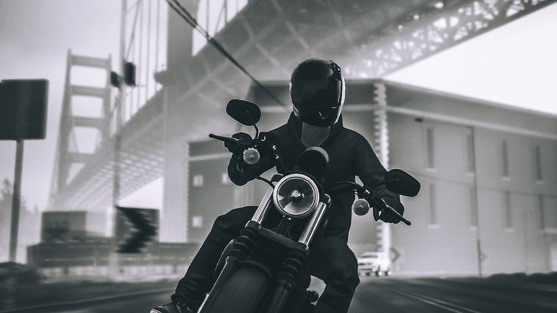 the crew 2, the crew, games, pc games, xbox games, ps games, hd, harley davidson, monochrome, black and white