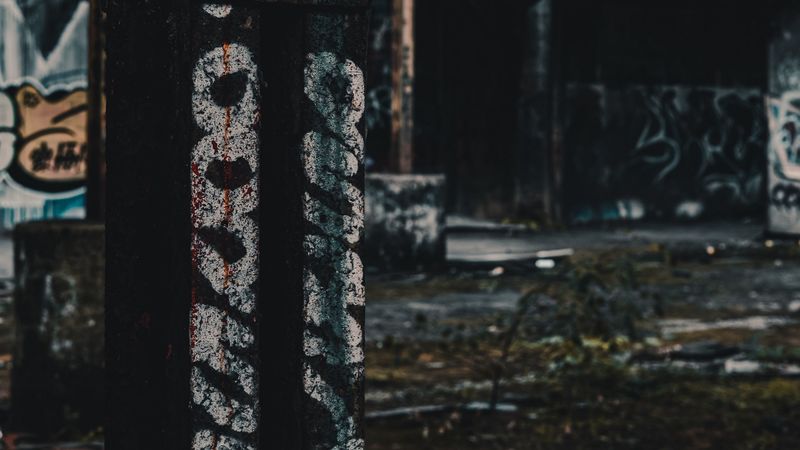 building, abandoned, urban, 4k
