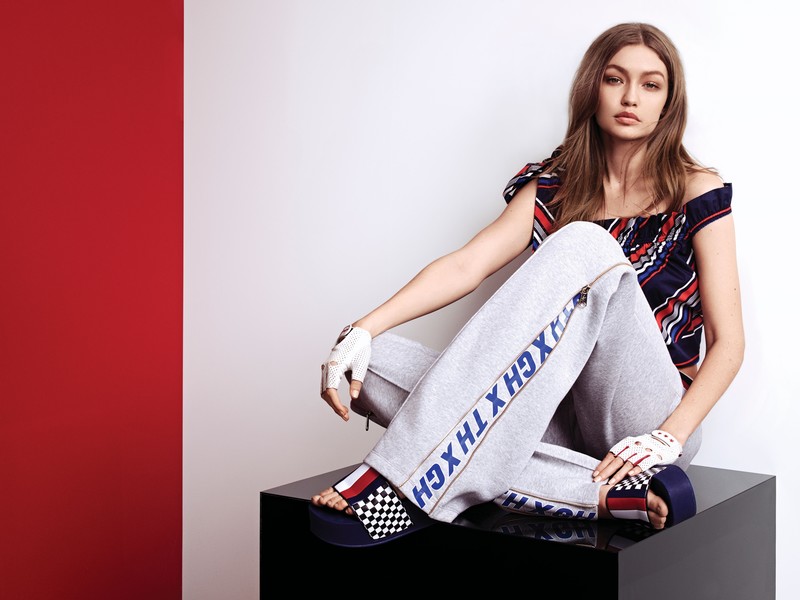 gigi hadid, celebrities, girls, photoshoot, hd, tommy hilfiger, 4k, 5k