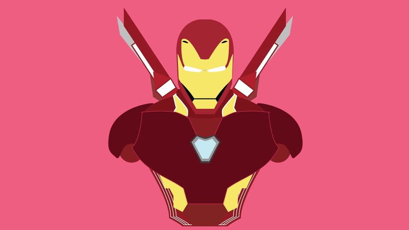 iron man, minimalism, hd, artwork, artist, digital art, behance, superheroes
