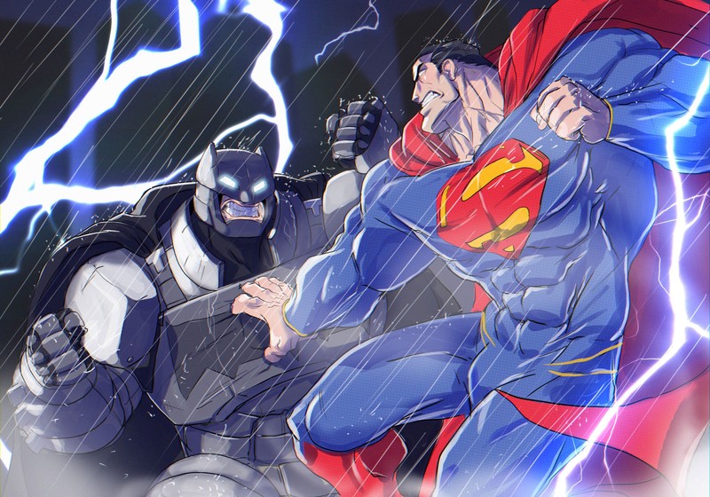 superman, batman, hd, 4k, behance, artist, artwork, digital art, superheroes