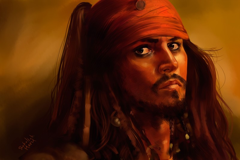 jack sparrow, artist, hd, 4k, 5k, artwork, digital art, johnny depp