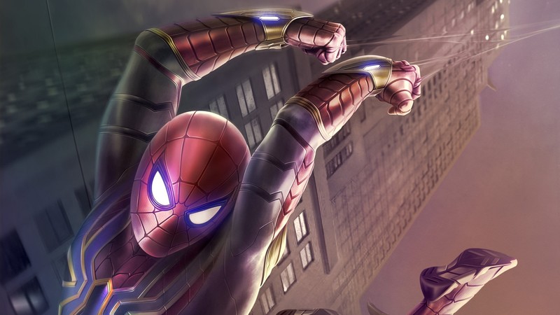avengers infinity war, hd, spiderman, artist, superheroes, digital art, artstation