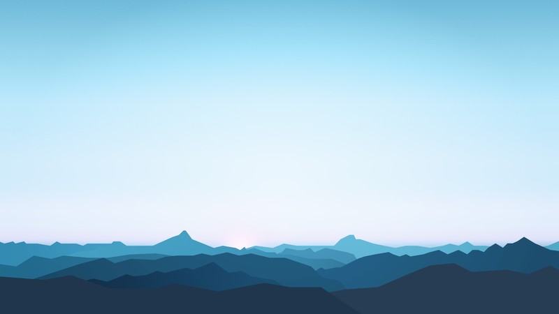 mountains, landscape, minimalism, artist, artwork, digital art, hd, 4k, 5k