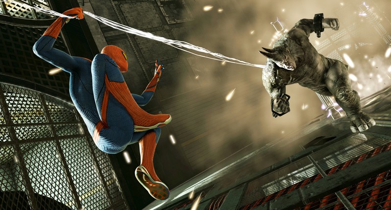 spiderman, rhino, hd, 4k, 5k, games, superheroes