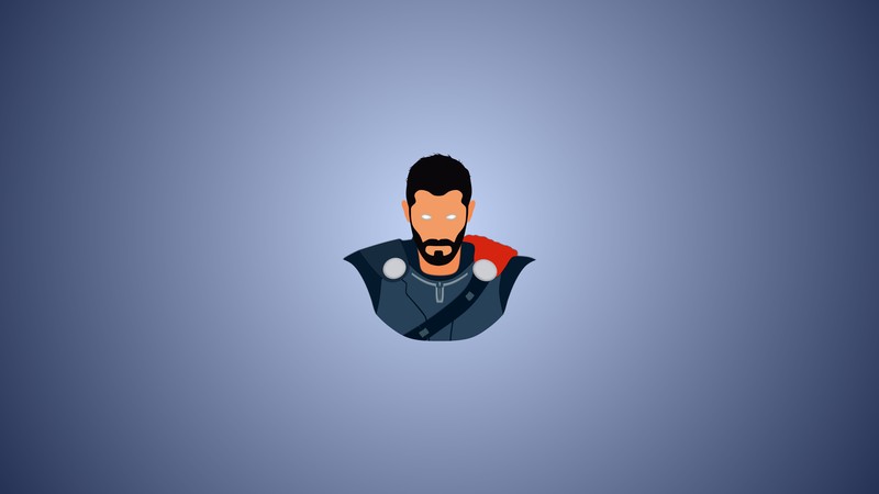 thor, minimalism, 12k, hd, 4k, 5k, 8k, 10k, artist, deviantart, artwork, superheroes