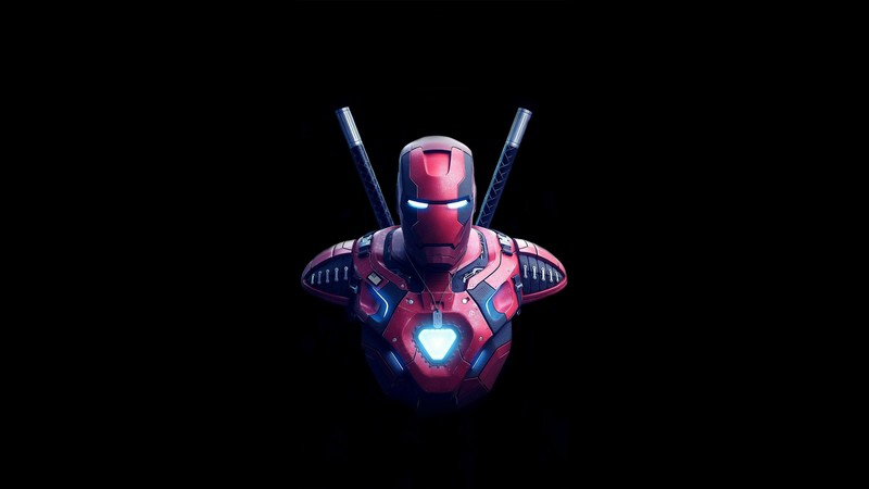 iron man, deadpool, hd, artwork, digital art, superheroes