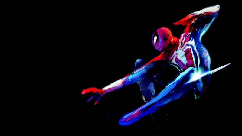 spiderman, hd, 4k, artwork, minimalism, digital art