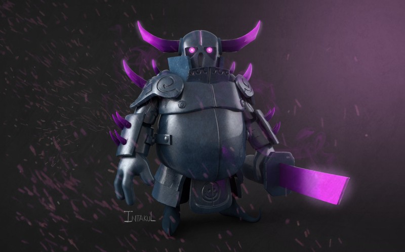 clash of clans, pekka, games, hd, artstation